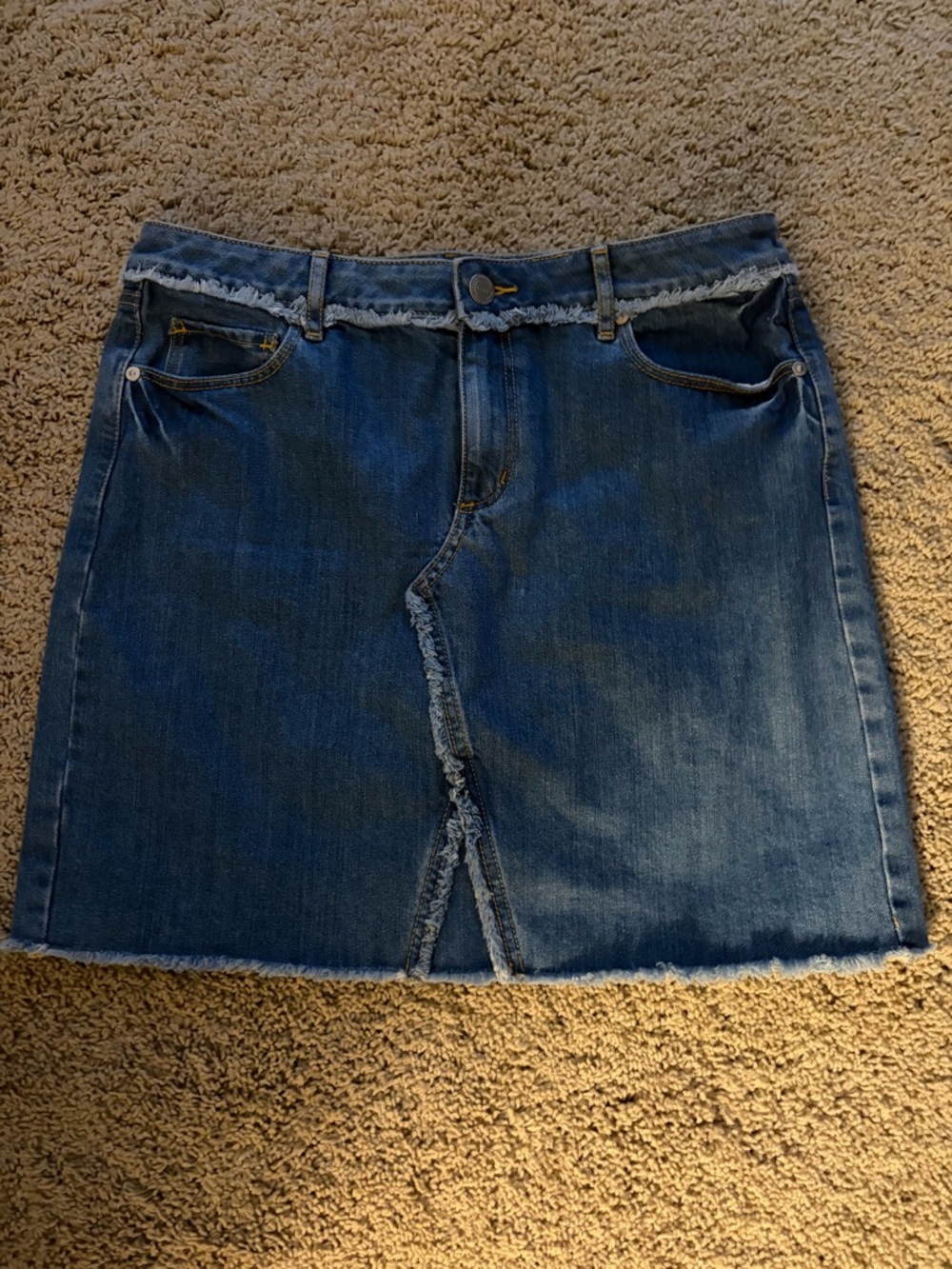 Ann Taylor Loft Jean Skirt